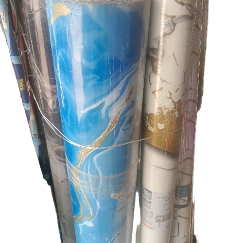 Modern Marble PVC Wallpaper Roll Self Adhesive