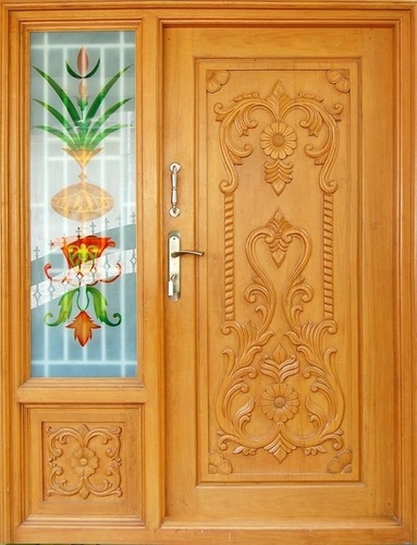 Teak Wooden Doors With Frame