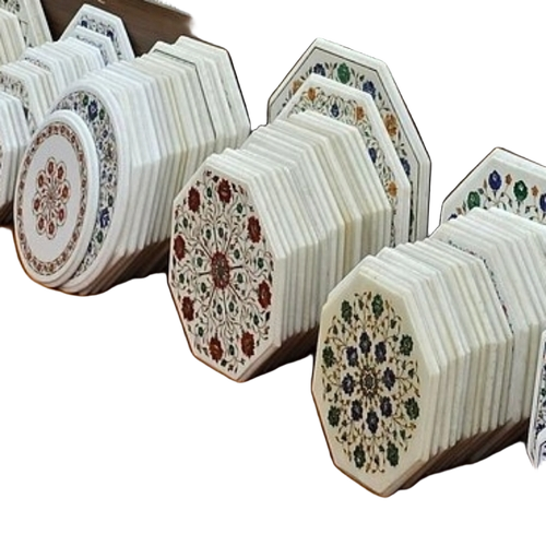 Italian Marble Inlay Table Tops