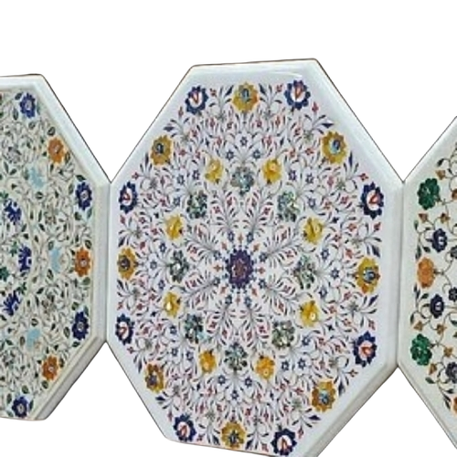 Marble Inlay Table Tops By Shiv Marble Traders