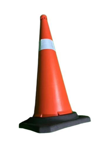 Reflective Traffic Cones - Color: Red