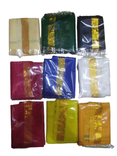 Navagraha Cloth Set 9 Piece Navagraha Shanti Pooja Havan - Finishing: Gold