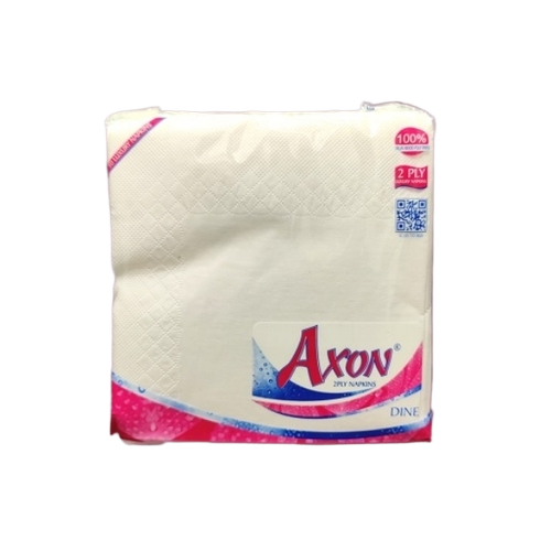 White Napkin - Paper, White | Hygienic Usage, Lightweight, Disposable, Tear Resistant, Skin Friendly
