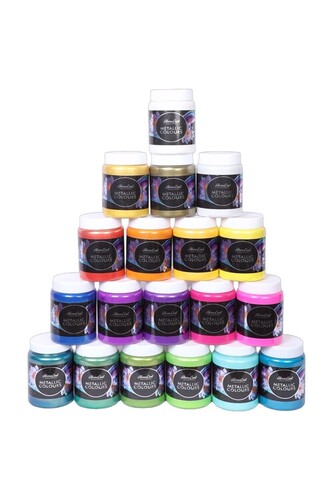 Winnerone Acrylic Pearl Colours (Metallic Colours) 500Gm - Application: Brush/Roller/Spray Gun