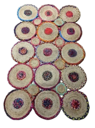 Fancy Braided Jute Rug