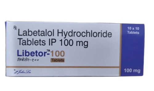 Libetor 100 Labetalol Hydrochloride Tablets - Expiration Date: 24 Hours