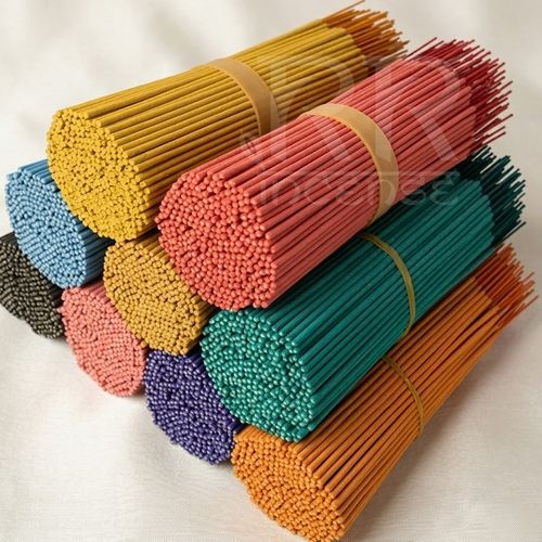 Color Raw Agarbatti Sticks 8 Inch
