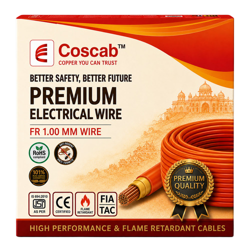 Coscab Fr House Wire - Color: Red