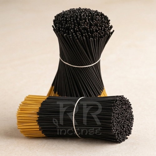 Unscented Black Agarbatti Sticks 9 Inch
