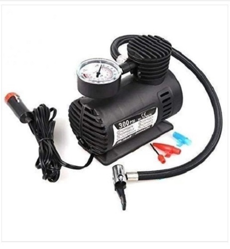 Car Air Pump Compressor - Color: Black