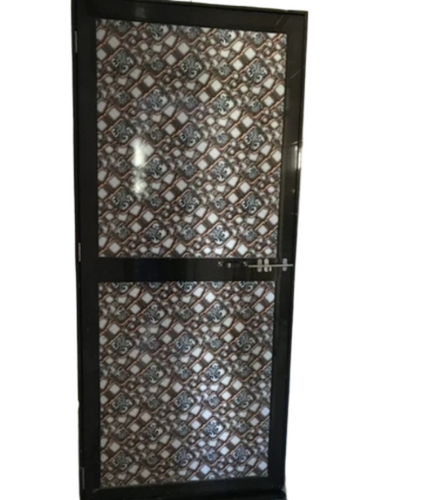 Aluminium Powder Coted Bakelite Seet Bathroom Door - Color: Black