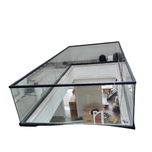 Solid Aluminium Glass Railing