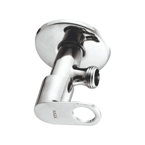 Ss31615 Mm Aqua Angle Cock - Brass Body, 1/2 Inch, Silver, Satin Finish, Durable for Home Use