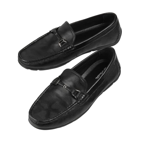Formal Mens Shoes - Leather, Black, Breathable Lining, Slip Resistant Sole, Strong Stitching