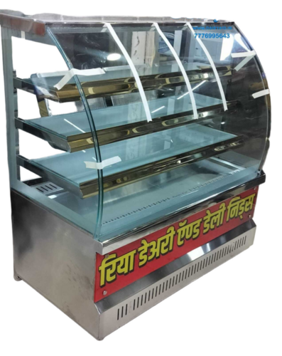 Sweet Display Unit - Dimension (L*W*H): 122 75 120 Cm Centimeter (Cm)