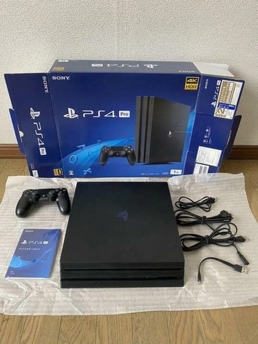 SELLNG FAST Sony PS4 PlayStation CUH-7200B B01 4 Pro Jet Black 1TB Console
