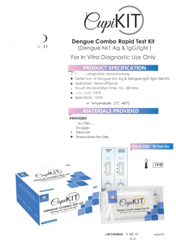 Dengue Combo Ns1 Igg Igm Rapid Test Kit - Application: Medical