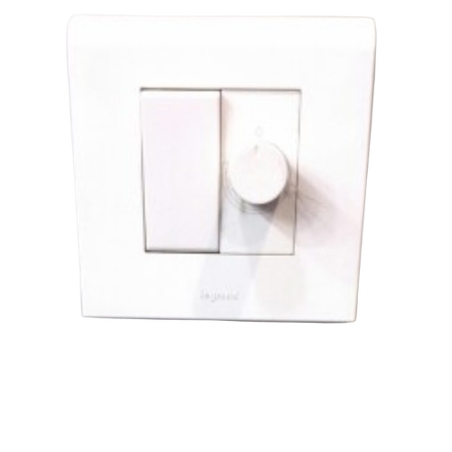 Fan Regulator And Switch - Color: White