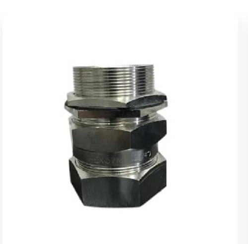 Hex Brass Double Compression Cable Gland - Features: Long Life