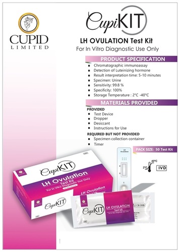 Lh Ovulation Rapid Test Kit 50 Tests 99.8% Sens Cdsco