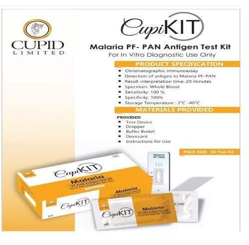 Malaria Pf PAN Antigen Rapid Test Kit 50T