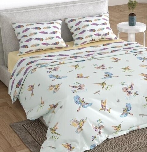 Printed Cotton Bedsheet By Krishnam Home Desires
