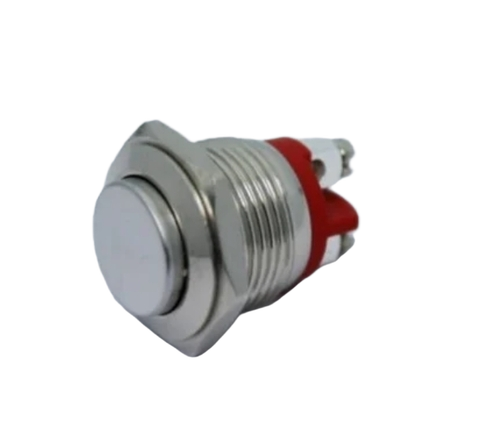 Stainless Steel Metal Push Button Switches - Color: Silver