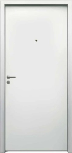 Steel Safety Door - Color: Silver