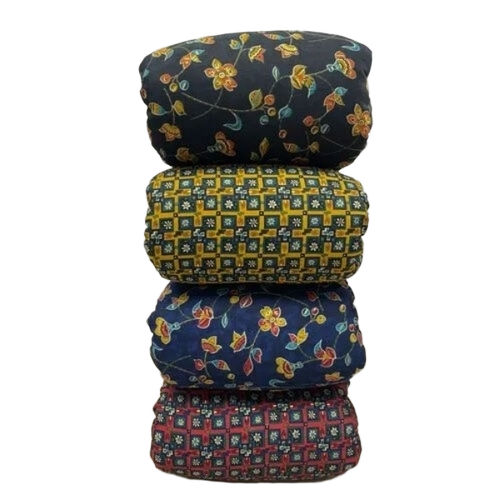 Multi Color Rayon Printed Fabric