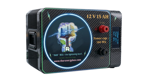 Thor Lithium Lfp Battery 12V 15 Ah - Battery Capacity: 5 Ampere-Hour (Ah)