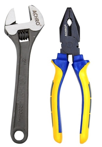 8 Inch Wrench And Combination Plier Set
