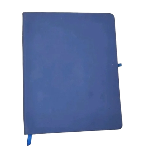 A5 Blue Leather Notebook - Binding: Hard Bound