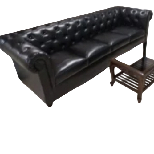 Black Leather Sofa