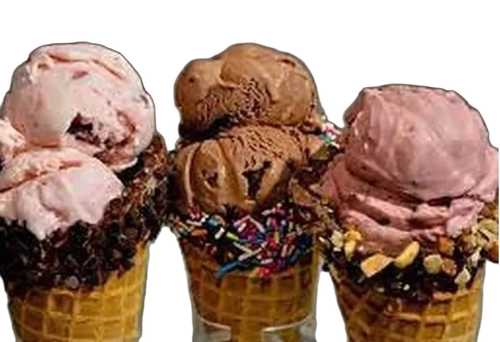Chocolate Super Ice Cream Flavor - Color: Brown