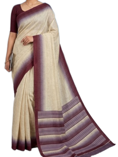 Printed Crepe Saree