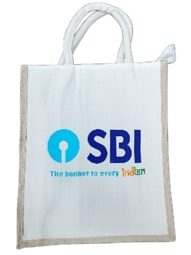 Jute Bags - Color: Natural And White