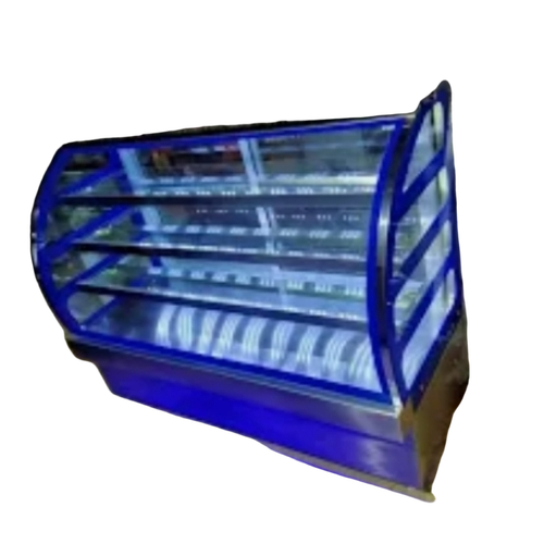 Blue Glass Display Counter