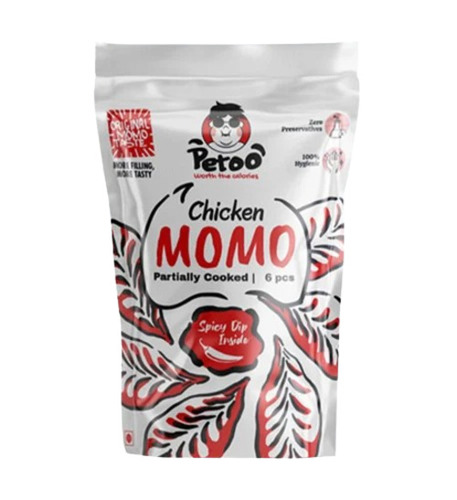 6 Pieces Petoo Frozen Chicken Momos