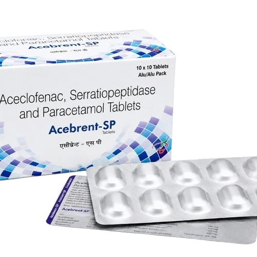Aceclofenac Paracetamol Serratiopeptidase Tablet