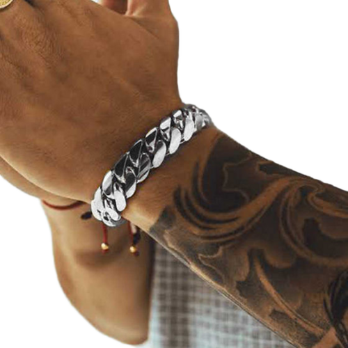 Curb Heavy Silver 925 Bracelet 150Gm - Gender: Men