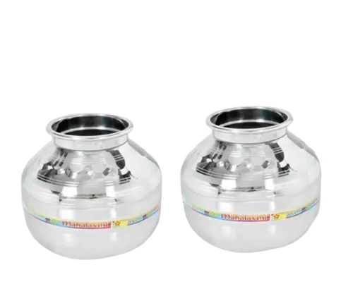 Stainless Steel Matki - Color: Silver