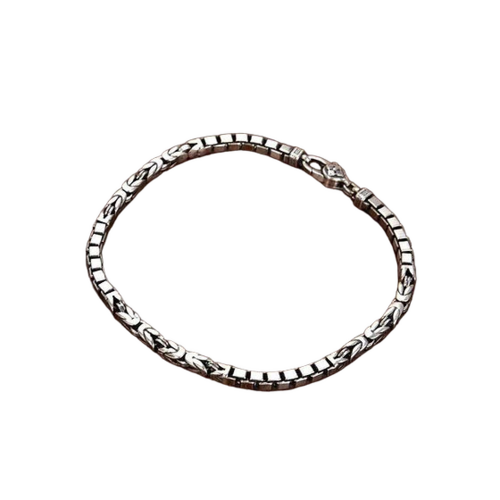 Turkey Design Combination Of Retro Style Pattern Pure Silver Bracelet - Gender: Unisex