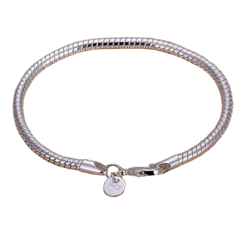 Unisex Round 8 Inch Chain Bracelet 8Gm - Style: Modern