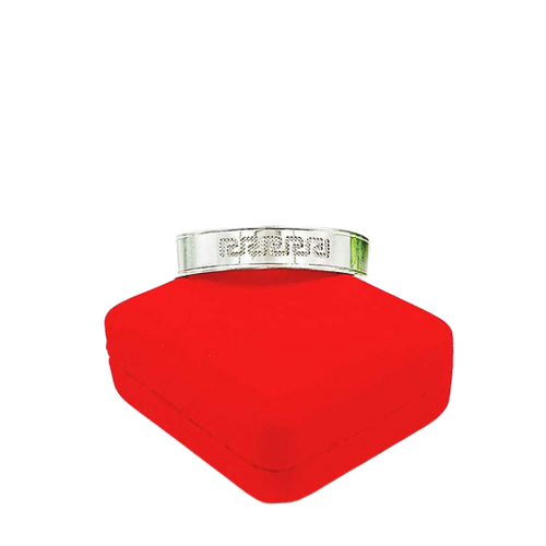 Flat Formal Cnc Look Design Pure Silver Kada For Husband 50Gm - Gender: Unisex