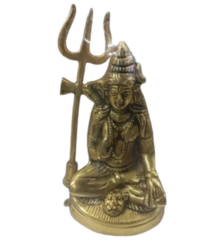 Golden Color Shiv Statue - Feature: Durable