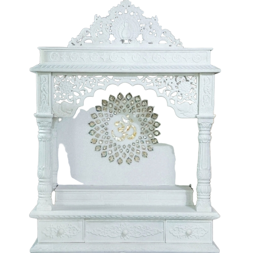 Om White Marble Temple