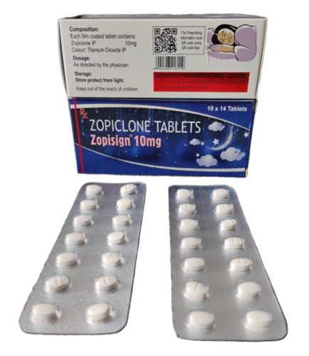 Zopiclone 10Mg Tablets - Brand Name: Zopisign