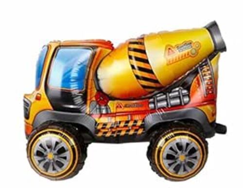 4d Concrete Vehicle Shape Foil Balloons