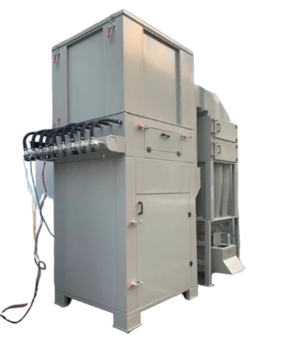 Powder Coating Recovery Booth - Color: Silver