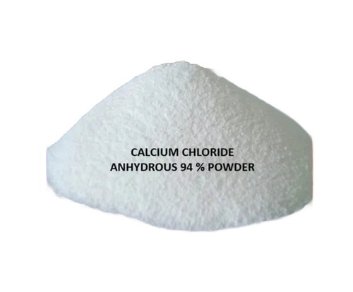 White Calcium Chloride Anhydrous Powder